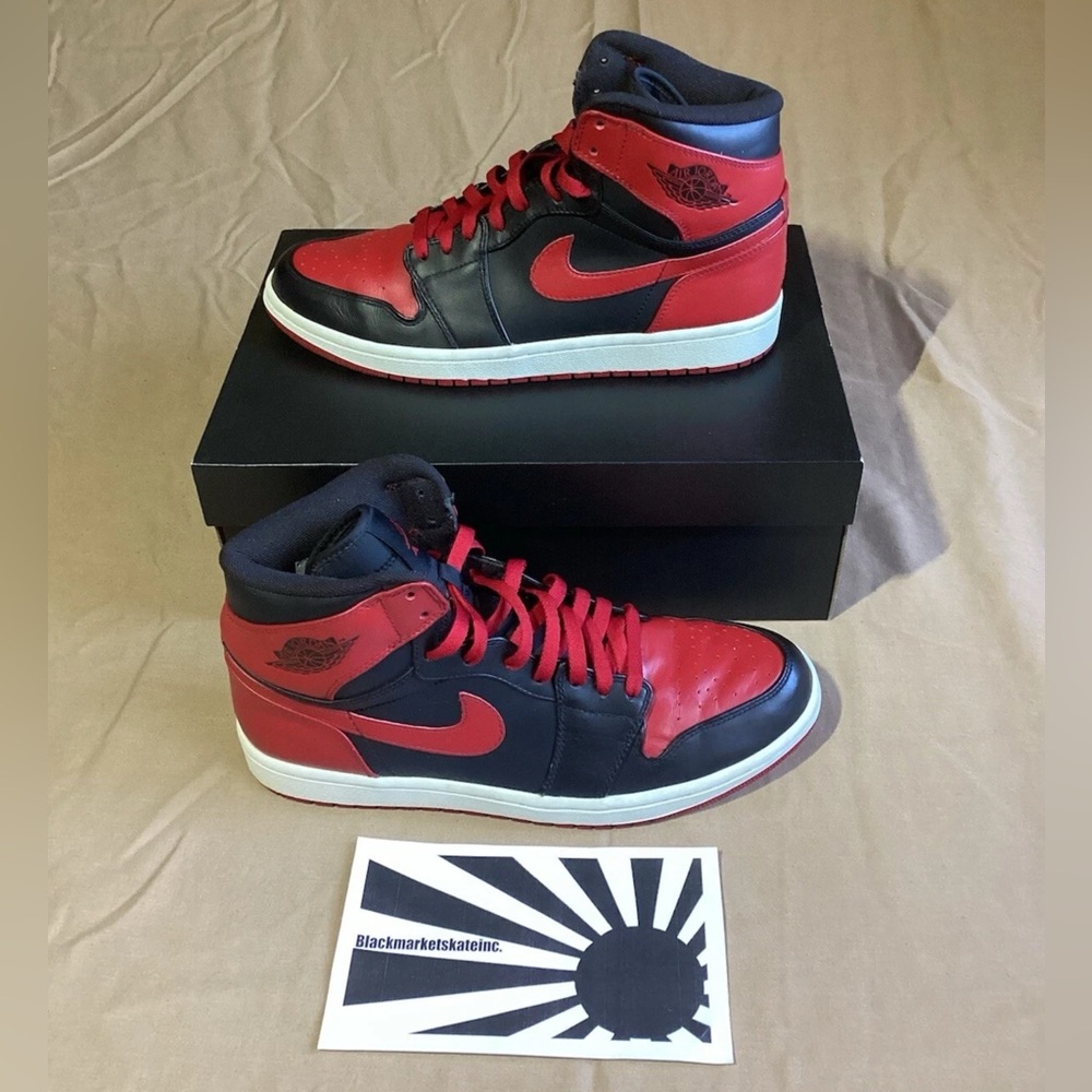 Nike Air Jordan 1 High Retro DMP Bred 2009 332550-061 Men's Size 10.5